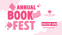 Annual Book Event Facebook Event Cover Image Preview