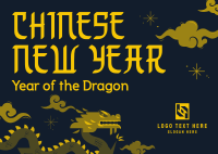 Year of the Dragon  Postcard