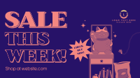 Cat Supplies Sale Animation