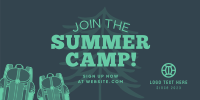 Summer Camp Twitter Post