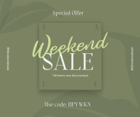 Happy Weekend Sale Facebook Post