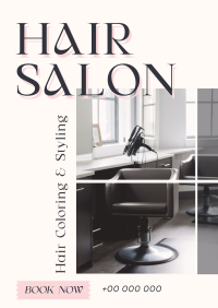 Hair Styling Salon Flyer