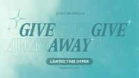 Minimalist Giveaway Facebook Event Cover