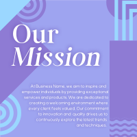 Our Abstract Mission Instagram Post Design