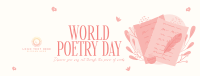 Poetry Creation Day Facebook Cover Design