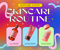 Daytime Skincare Routine Facebook Post