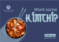 Order Healthy Kimchi Postcard