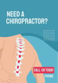 Book Chiropractor Services Flyer