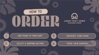 Funky Flowery Order Guide Facebook Event Cover