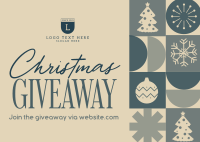 Christmas Season Giveaway Postcard