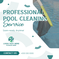 Professional Pool Cleaning Service Instagram Post