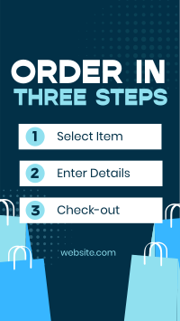 Simple Shop Order Guide Instagram Story