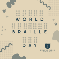 Braille Day Doodle Instagram Post