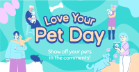 Quirky Pet Love Facebook Ad