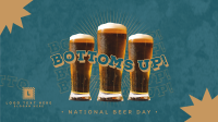 Bottoms Up this Beer Day Animation