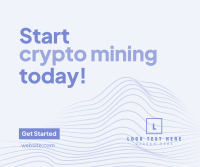 Crypto Mining Facebook Post