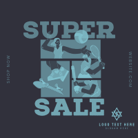 Super Sale in Sporting Goods Instagram Post