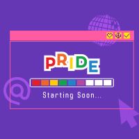 Pride Party Loading Instagram Post Design