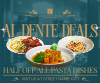 Modern Pasta Day Promo Facebook Post