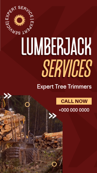 Expert Lumberjack Services Facebook Story