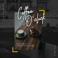 Coffee O'clock Instagram Post