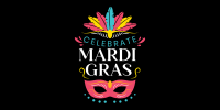 Celebrate Mardi Gras Twitter Post