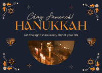Hanukkah Celebration Postcard