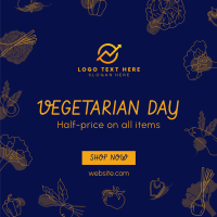 Vegetarian Day Sale Instagram Post