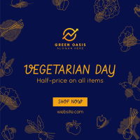 Vegetarian Day Sale Instagram Post Image Preview