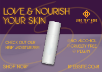 Skincare Product Beauty Postcard