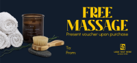 Massage Therapy Gift Certificate Image Preview