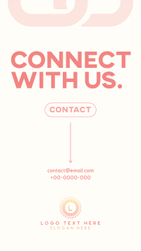 Connect With Us Modern Instagram Reel Design