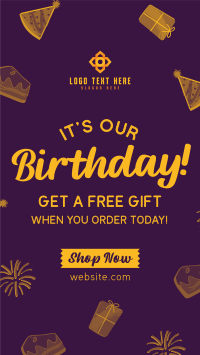 Business Birthday Promo Instagram Reel Image Preview