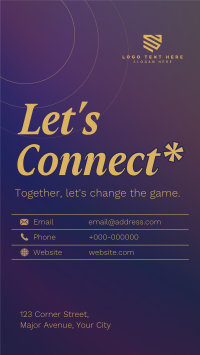 Modern Connect With Us Instagram Reel Image Preview