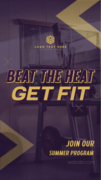 Summer Fitness Program Instagram Reel Design