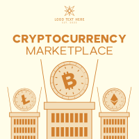 Cryptocurrency Market Instagram Post