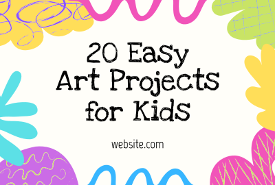 Easy Art for Kids Pinterest Cover Image Preview
