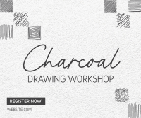 Charcoal Drawing Class Facebook Post