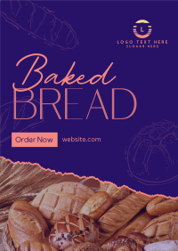 Baked Bread Bakery Poster