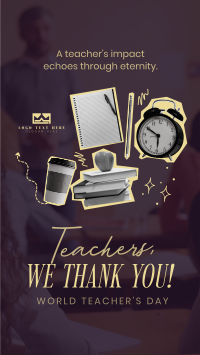 Professor Teacher's Day Facebook Story