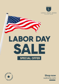 Labor Day Sale Poster