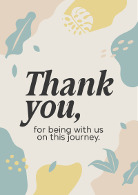 Organic Thank You Poster