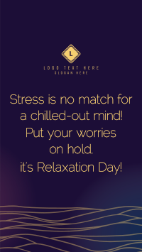 Wavy Relaxation Day Facebook Story