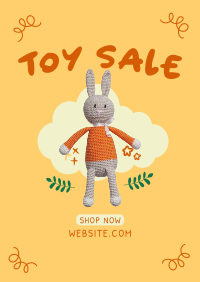 Stuffed Toy Sale Poster