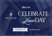 Celebrate Law Day Postcard