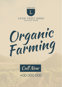 Farm for Organic Poster