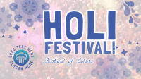 Mandala Holi Festival of Colors Animation