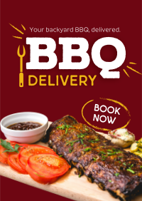 BBQ Delivery Poster