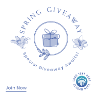 Spring Giveaway Instagram Post