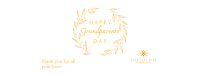 Elegant Classic Grandparents Day Facebook Cover Design